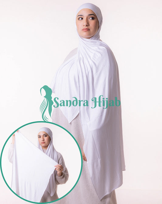 Lycra Tie Back - BLANC