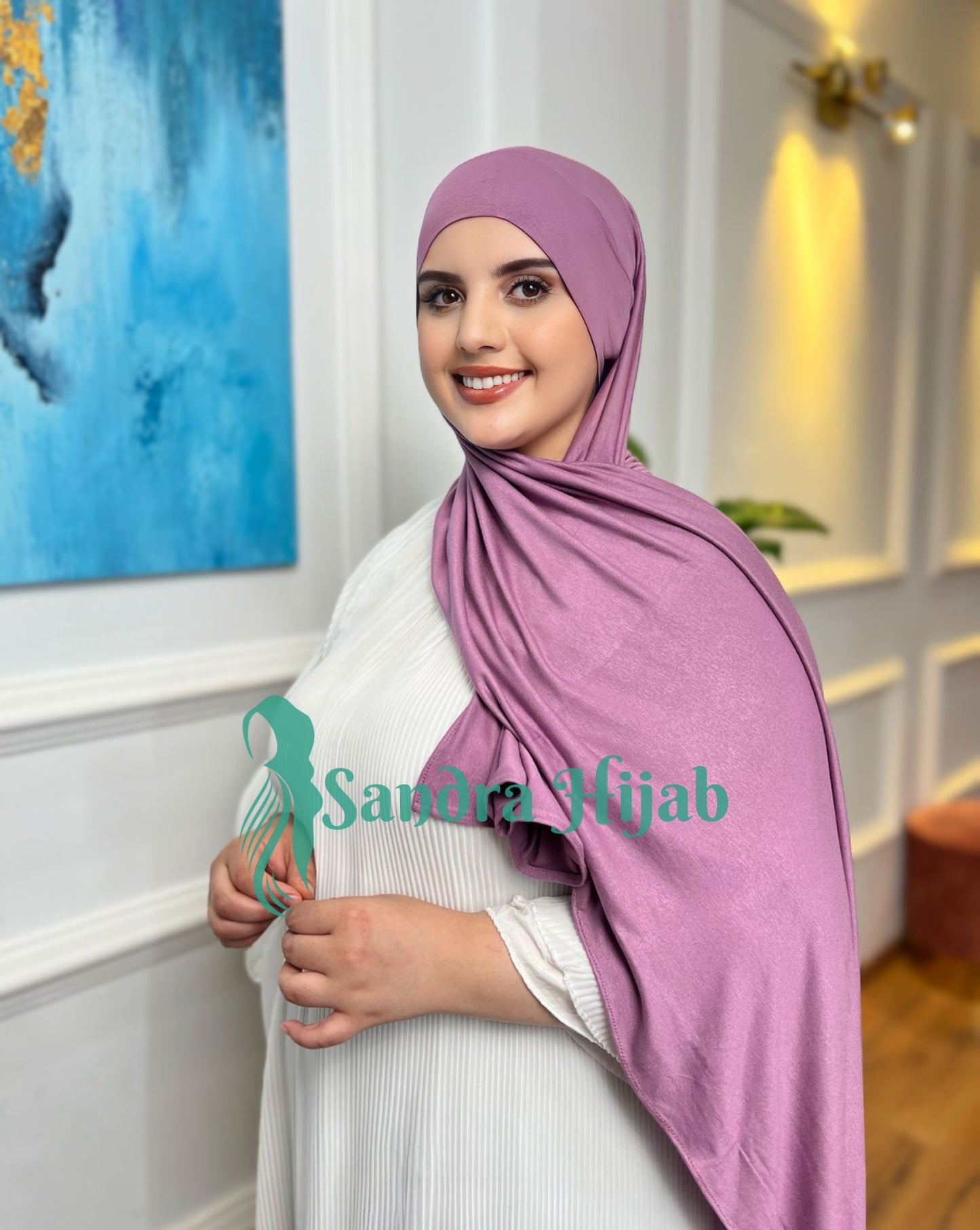 Lycra Tie Back - Mauve