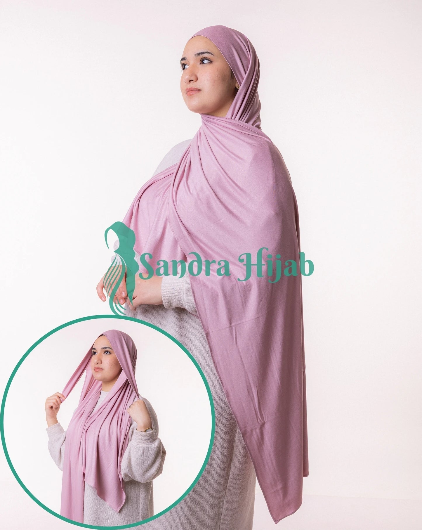 Lycra Tie Back - Rose bebe