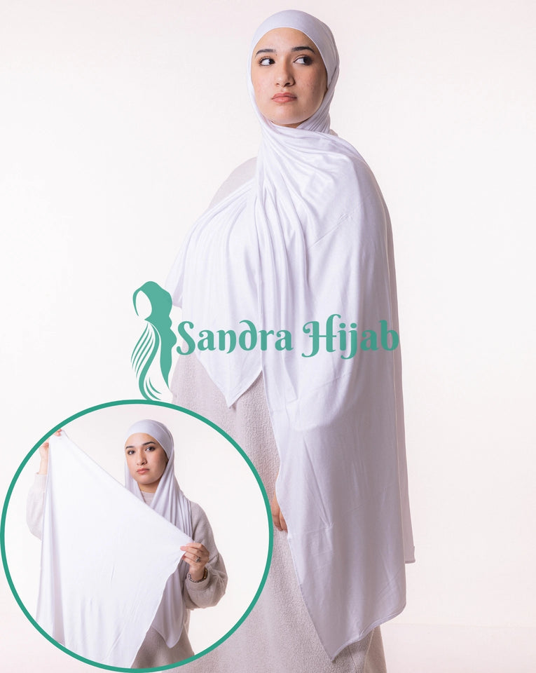 Lycra Tie Back - BLANC
