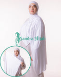 Lycra Tie Back - BLANC
