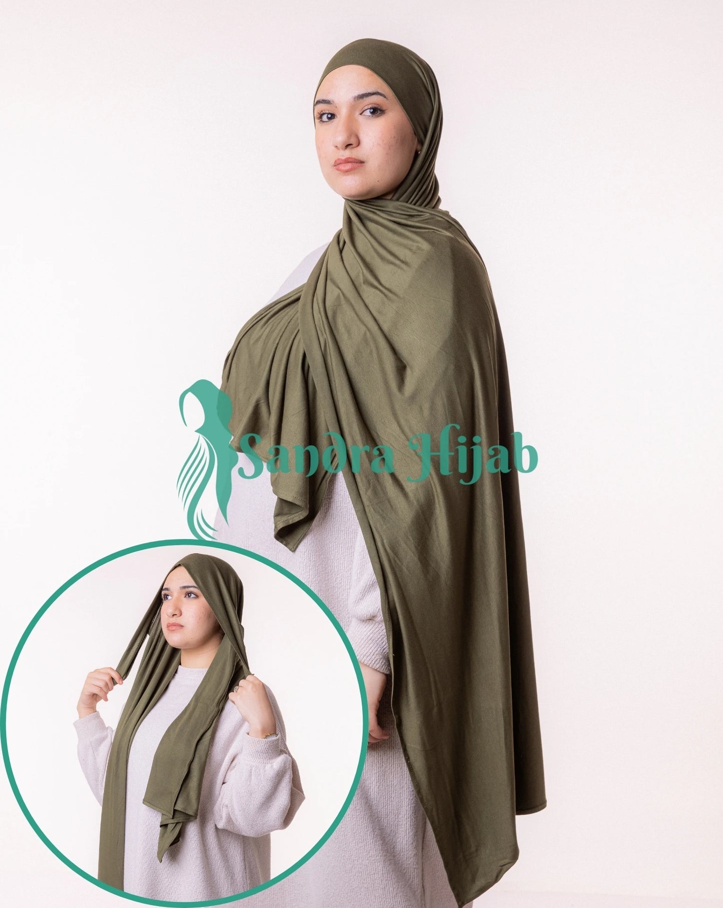 Lycra Tie Back - VERT OLIVE