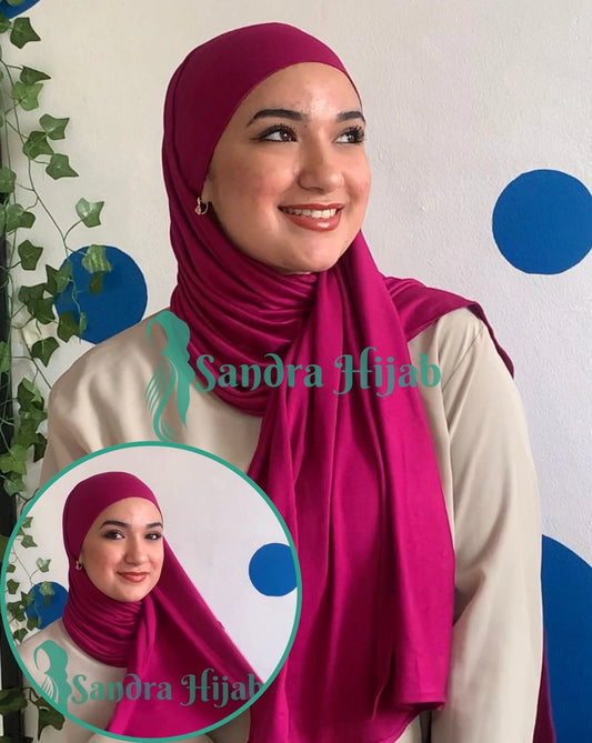 Lycra Tie Back - Rose indien