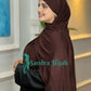 Lycra Tie Back - Marron foncé