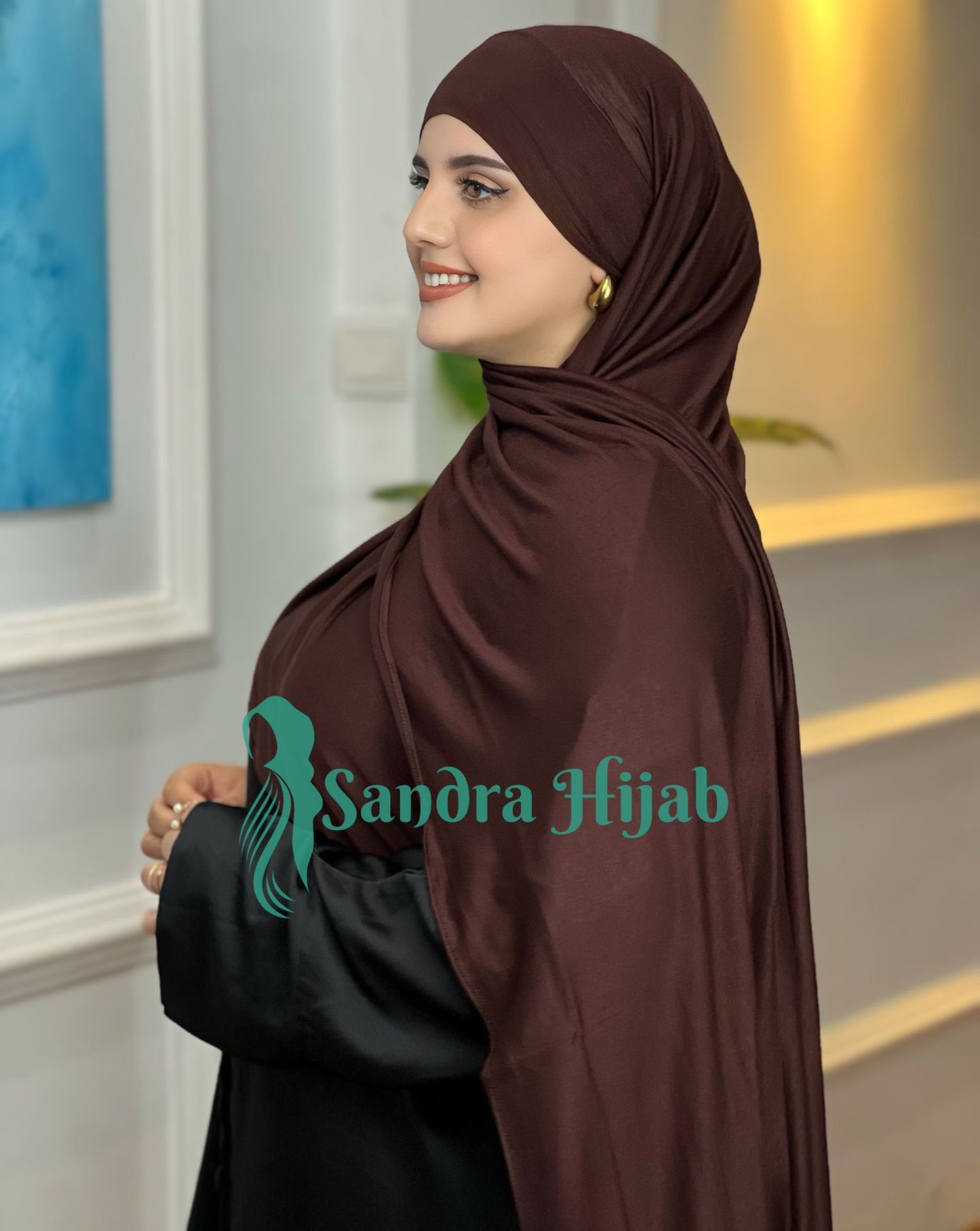 Lycra Tie Back - Marron foncé