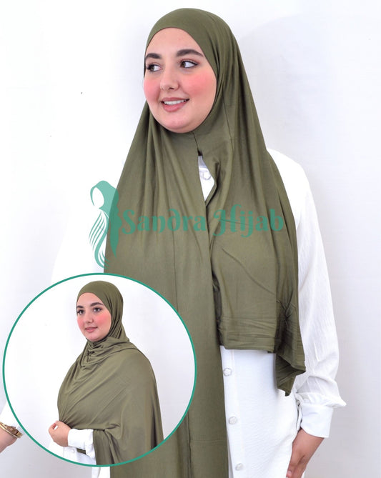 Lycra Instantané - Vert olive
