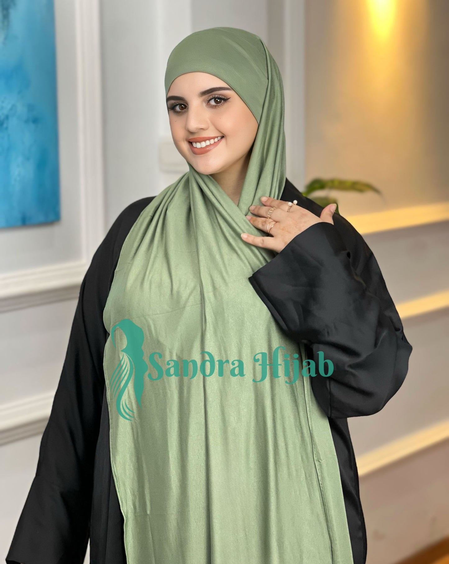 Lycra Tie Back - Vert pastel