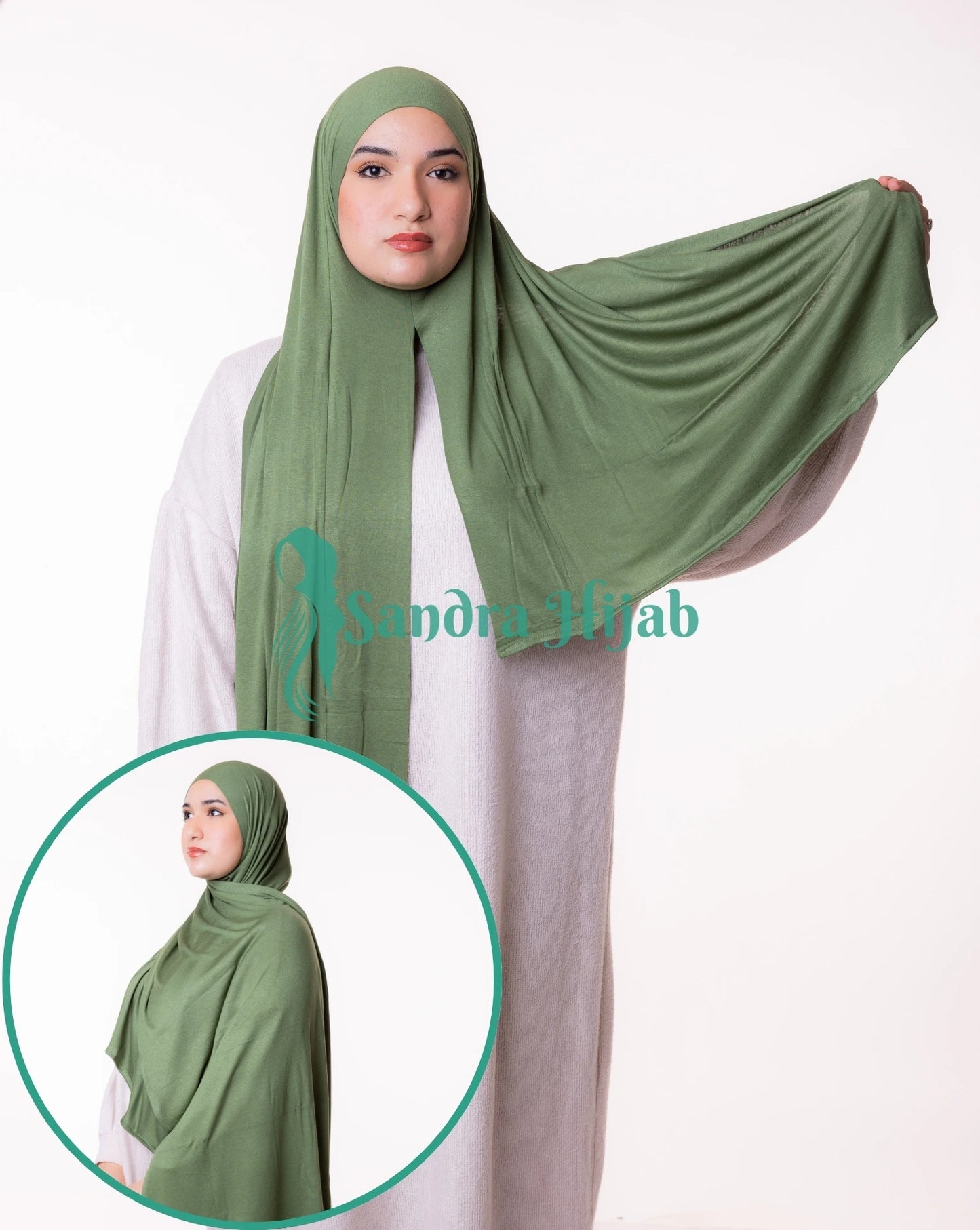 Lycra Instantané - Vert Olive Clear